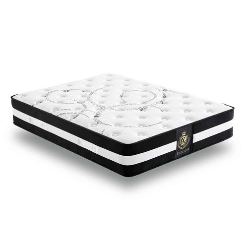 Matelas Excelsior 200 X 200 Cm - Mémoire De Forme - Ressorts Ensachés