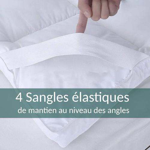 Surmatelas Plumes Douillet 180 X 200 Cm - 100% Plumes De Canard Pour Confort Inégalé