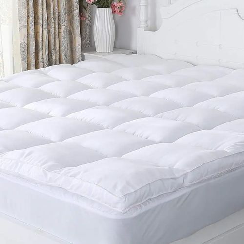 Surmatelas Plumes Douillet 180 X 200 Cm - 100% Plumes De Canard Pour Confort Inégalé