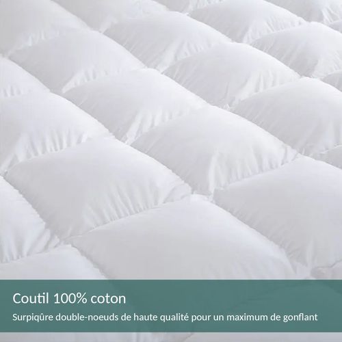 Surmatelas Duo Tech 180 X 200 Cm : Grand Confort De Couchage - Mémoire De Forme