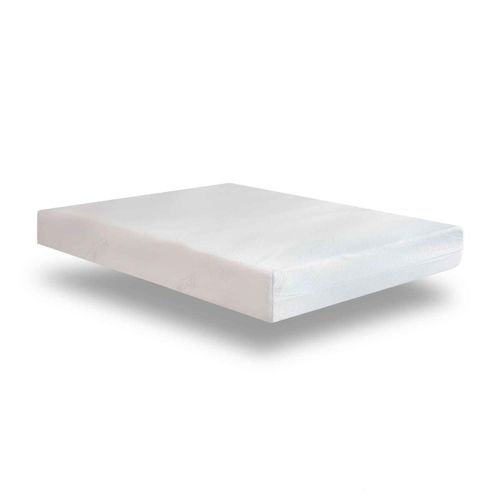 Ensemble Lit Électrique Matelas 2x100x200 Cm - Sommier à Plots + Mémoire De Forme - Moteur Inclus