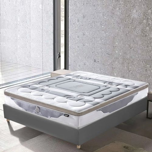 Matelas Platinium Small 90x190 Cm - 26 Cm D'épaisseur - Mémoire De Forme, Ressorts Ensachés Et Latex