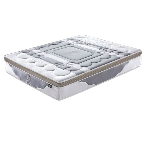 Matelas Platinium Small 200x200 Cm - 26 Cm Épaisseur - Mémoire De Forme, Ressorts Ensachés Et Latex