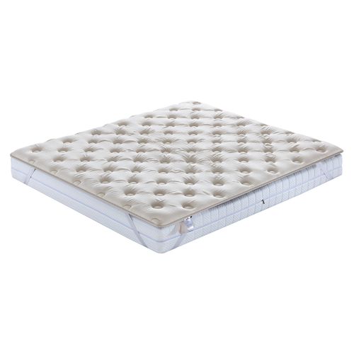 Surmatelas 180x200 Cm Bamboo Relax - Mémoire De Forme Et Latex - 7 Zones De Confort