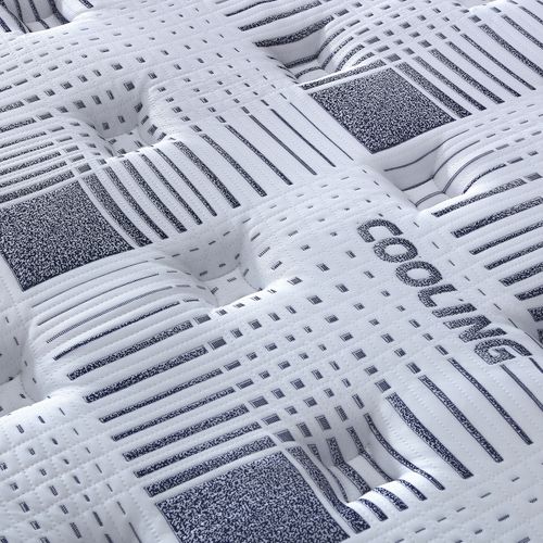 Surmatelas 180x200 Cm Everest Rafraîchissant - Mémoire De Forme - Tissu Cool Fabric