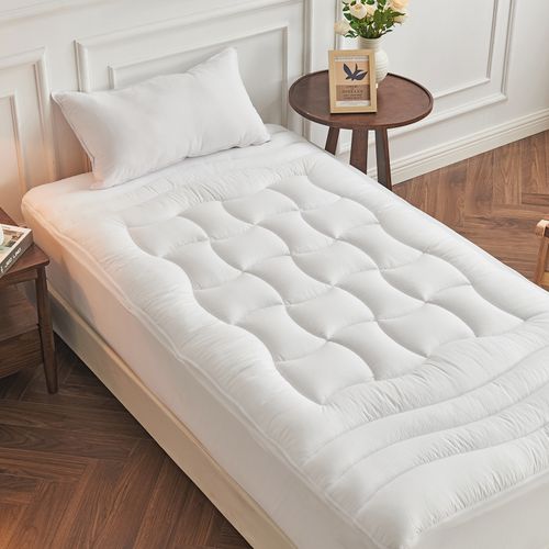 Surmatelas ConforProtect 2 en 1 90x190 cm - Alèse et protège-matelas intégrés - 7 cm - Imperméable
