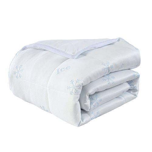 Couette Spéciale Été 220 X 240 Cm - 300 G/m² - Anti-transpiration - Fibres Ice Cool Rafraîchissantes