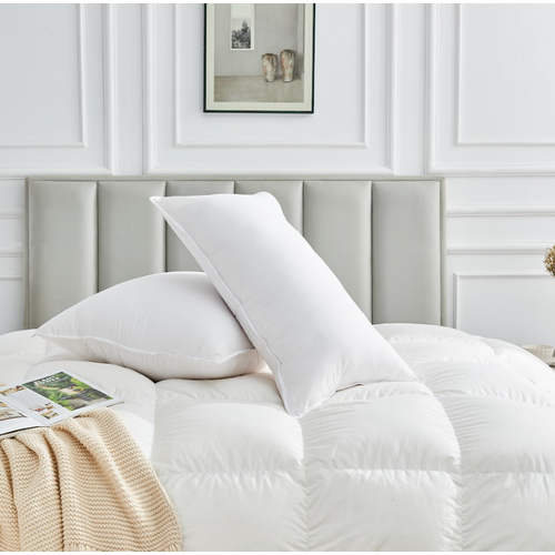 Oreiller Microfibre 40x70 Cm Happy - 100% Fibres Creuses 6d - Soutien Optimisé De La Nuque