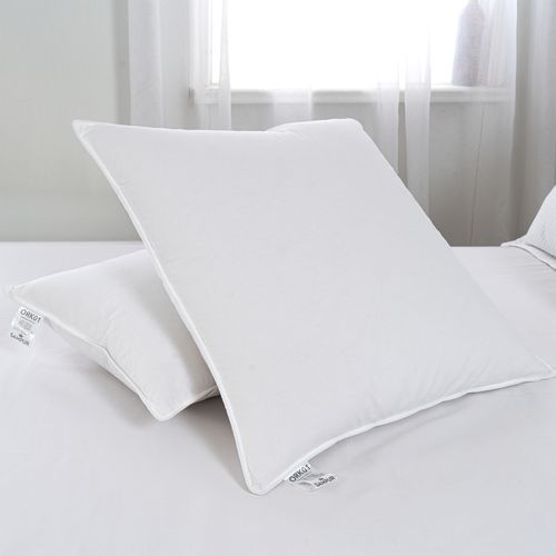 Oreiller Kapok 60 X 60 Cm : Ultra Moelleux, Résistant Et Respirant - Organique - Housse En Coton