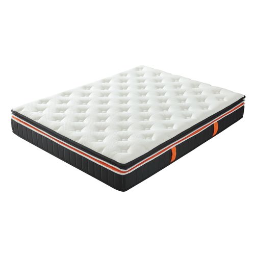 Matelas 160x200 Cm - Matelas Epais - Double Surmatelas - Accueil Mémoire De Forme