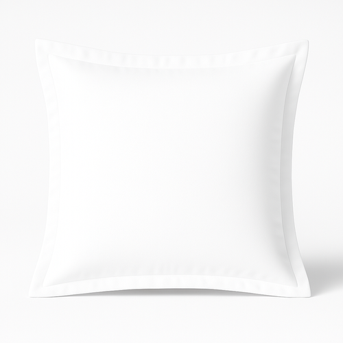 Taie D'oreiller 60x60 Cm Blanc - Confort Doux Et Respirant