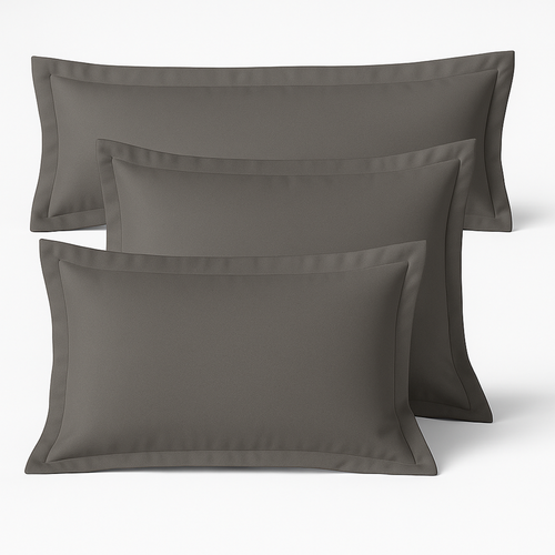 Taie De Traversin 90x40 Cm Gris - Confort Doux Et Respirant