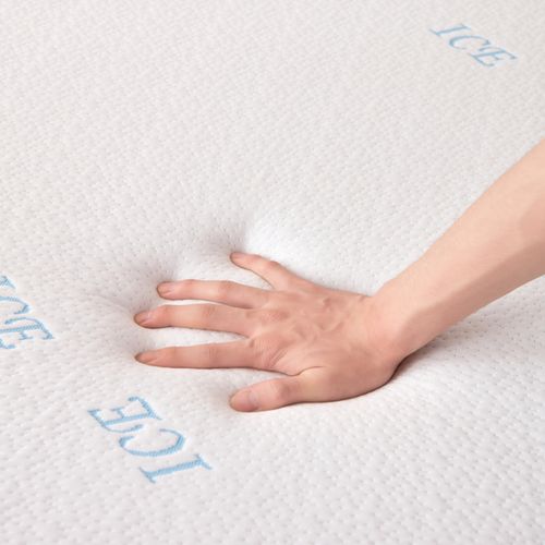 Matelas  70x200 Cm Mémoire De Forme Et Housse Rafraichissante - Matelas Déhoussable Universel Ice