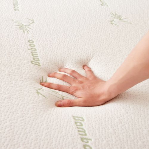 Matelas  2x90x200 Cm Mémoire De Forme Et Housse Bambou - Matelas Original Déhoussable