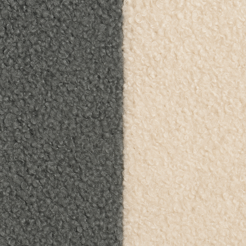 Lit Coffre 90x190cm Tissu Bouclette Sable - Espace De Rangement XXL - Sommier à Lattes Inclus