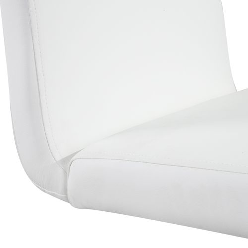Lot De 6 Chaises Design Delano Blanc