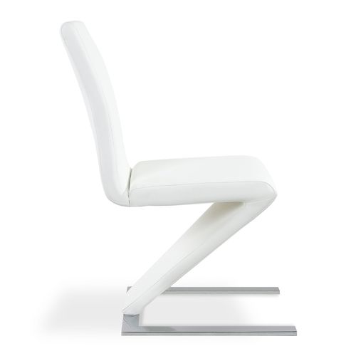 Lot De 6 Chaises Design Delano Blanc