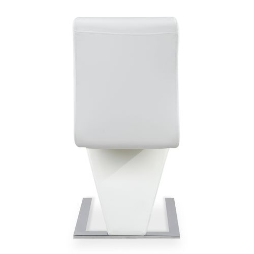 Lot De 6 Chaises Design Delano Blanc