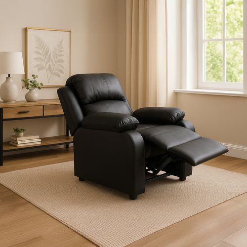 Fauteuil Relax Riga Noir