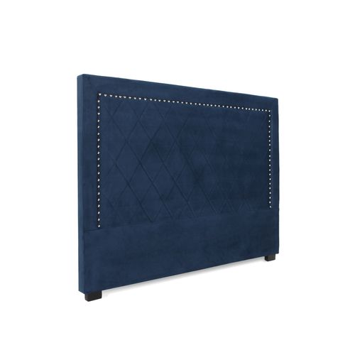 Tête De Lit Nolwen Velours Bleu Foncé 160cm