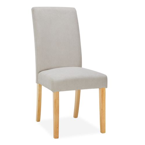Lot de 2 chaises Rosie velours côtelé Beige
