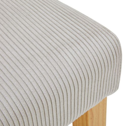 Lot de 2 chaises Rosie velours côtelé Beige