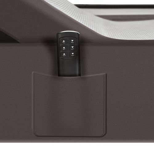 Sommier relaxation 80x200 cm EPEDA ZEN PU chocolat