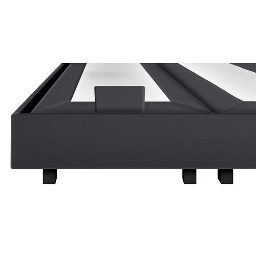 Sommier relaxation 2x90x200 cm EPEDA ZEN PU chocolat