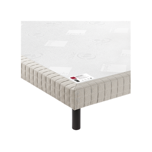 Sommier Confort Ferme Nature Jean Gris Foncé 2x90x200