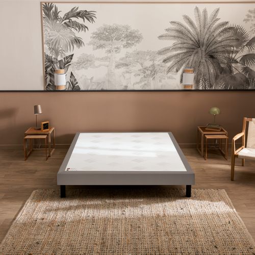 Sommier Confort Ferme Nature Gris Souris 140x200