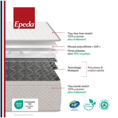 Matelas Epeda Dépaysant 70x190