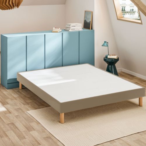 Sommier Déco Tapissier Vigoroso Moka 80x190