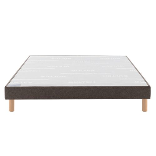 Sommier Déco Tapissier Vigoroso Marron 100x190