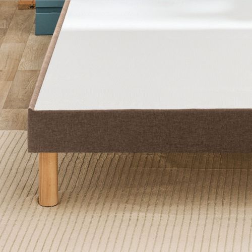 Sommier Déco Tapissier Vigoroso Marron 120x190