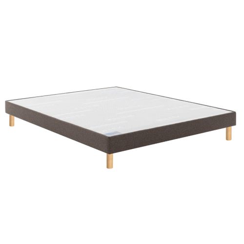Sommier Déco Tapissier Vigoroso Marron 80x190