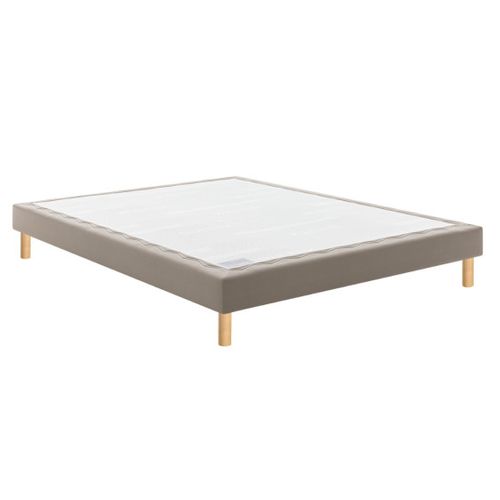 Sommier Déco Tapissier Mediano Gris Clair 100x200
