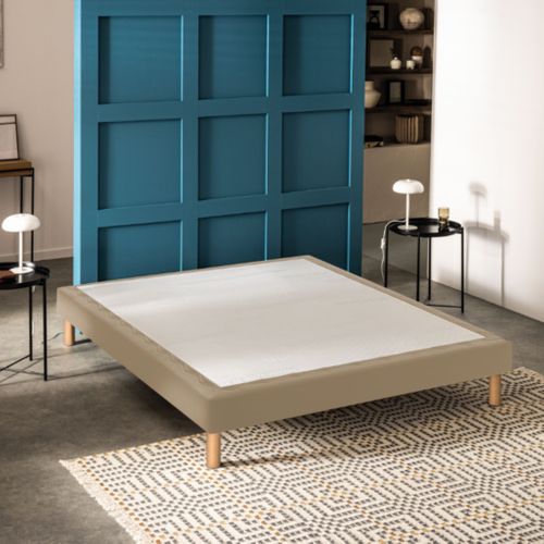 Sommier Déco Tapissier Mediano Moka 90x200