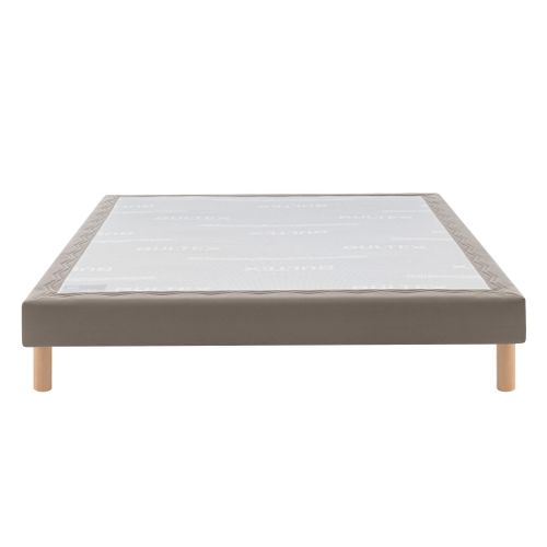 Sommier Déco Tapissier Mediano Moka 2x80x190