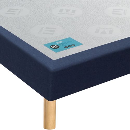 Sommier Tapissier Pencil Ferme Bleu Nuit 80x200