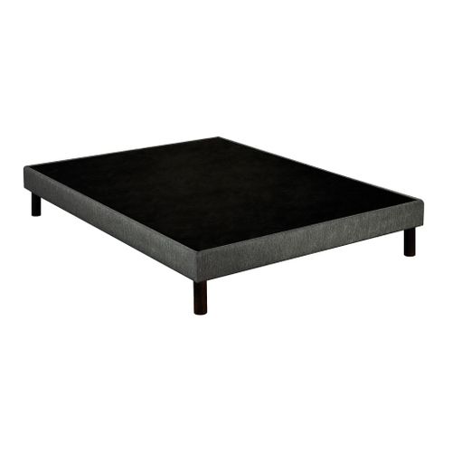 Sommier Déco Tapissier Unic Gris 120x200