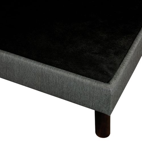 Sommier Déco Tapissier Unic Gris 120x200