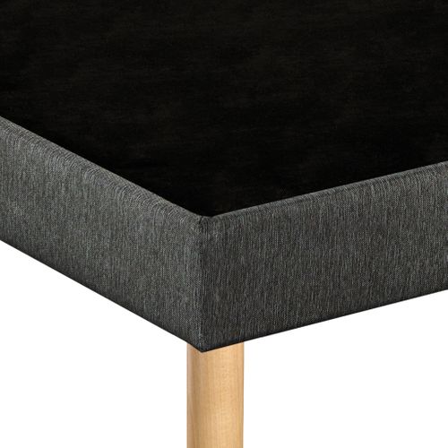 Sommier Déco Tapissier Unic Gris 100x190