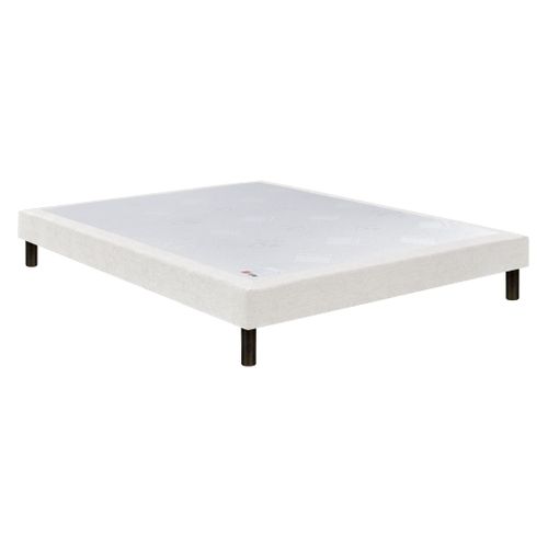 Sommier Confort Ferme Nature Chenillé Lin 2x100x200