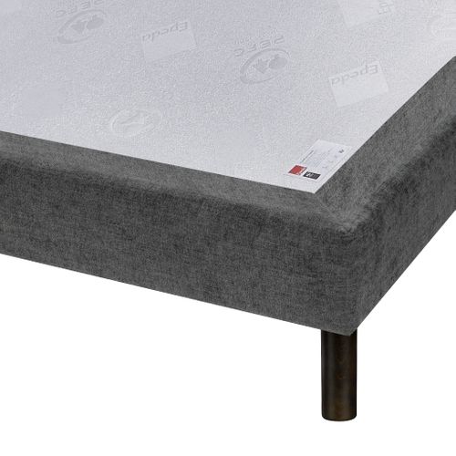Sommier Confort Ferme Nature Chenillé Gris 140x190