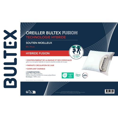 Oreiller moelleux 50x70 cm BULTEX FUSION