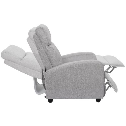 Fauteuil De Relaxation Matelassé Gris Clair - Sofen
