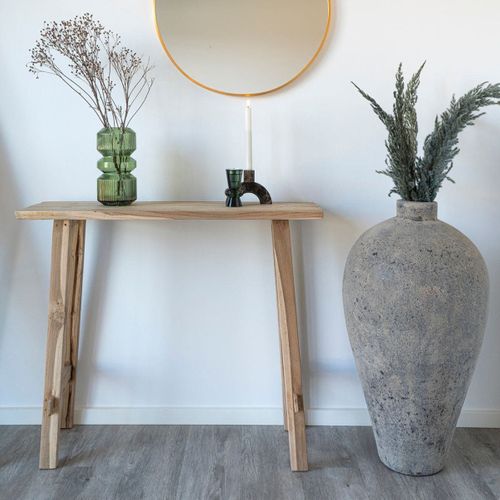 Mange-debout Rectangulaire En Teck Massifconsole Rectangulaire En Teck Massif - Pellaia