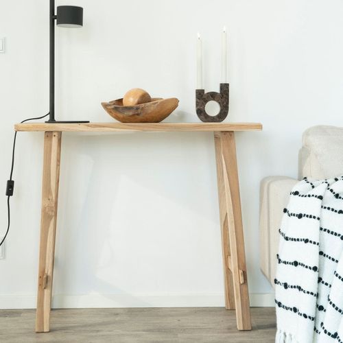 Mange-debout Rectangulaire En Teck Massifconsole Rectangulaire En Teck Massif - Pellaia