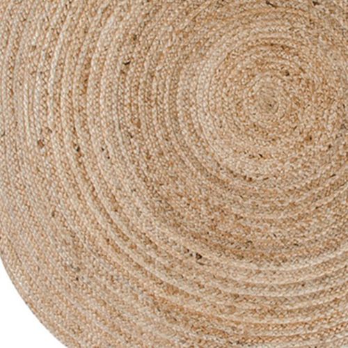 Tapis Rond Ø120cm En Fibre De Jute Naturel - Thane