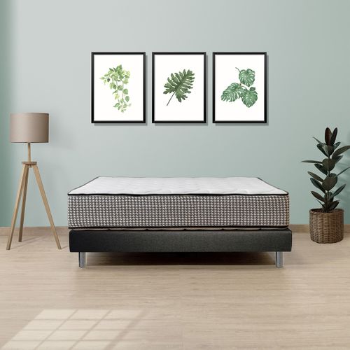 Sommier En Kit 160x200cm Avec Pieds Chromés 15cm - Easykit